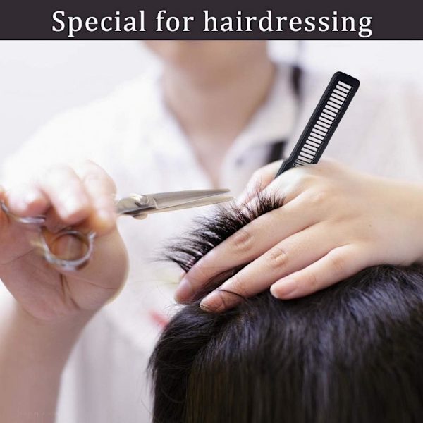 3 stk. plast hårklippingskam, hårkamsett All Purpose Hair Comb B