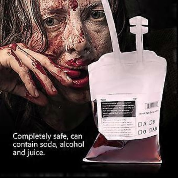 350ml Tom Halloween Blod Drikk Beholder Drikkpose Fruktjuice Drikkpak ( )