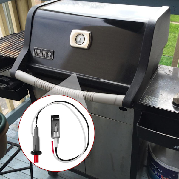 Piezo-tändningsersättningskit för Weber Grill Modell 7510, Spirit