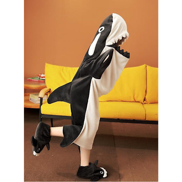 Shark voksen tæppe Mænds søde stil Jul Halloween Karneval Nem Halloween Tøj.L.Mænd tøj