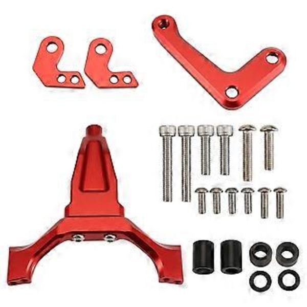 Motorcykeltillbehör Stabilisator Styrdämpare Monteringsfäste Kit Dämparset för MT-09 MT09 2024 2025 Röd