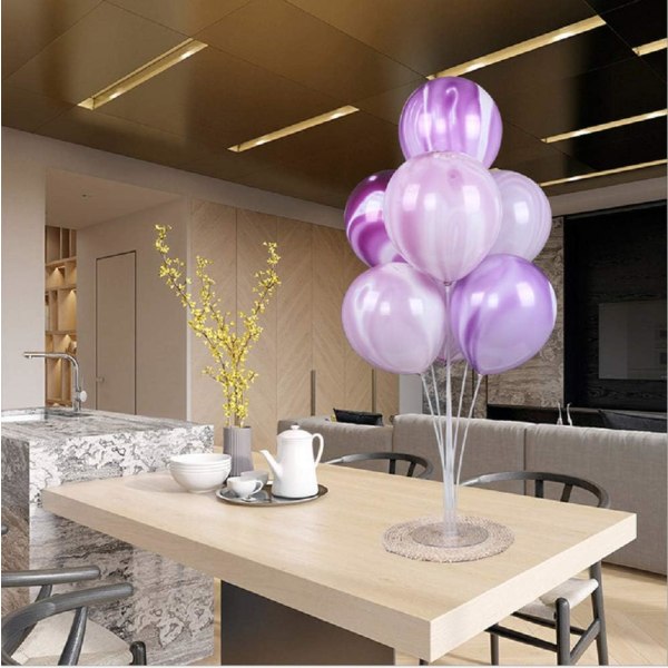Ballongträd, bord högt ballongställ med plastballong S