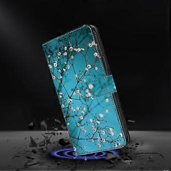 Til Xiaomi 14T Etui Mønsterprintet Beskyttelsescover TPU+PU Læder Flip Telefon Etui (Style N)