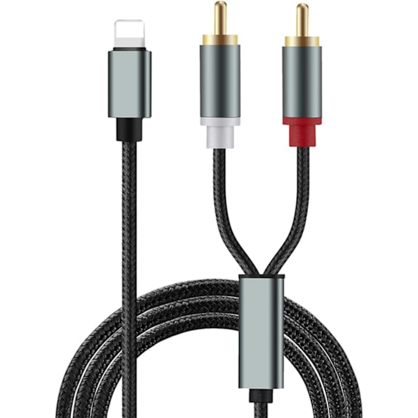 1 stk. Apple til 2RCA Lotus lydkabel - Mobiltelefon lydforstærker
