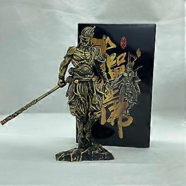 Apina Kuningas Sun Wukong PVC-veistos, käsintehty yksityiskohtiin kiinnittäen huomiota ( )