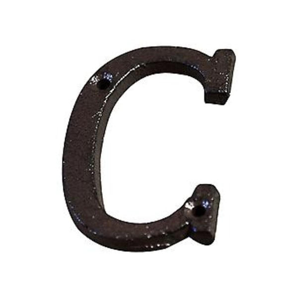 Alloy Smijern Nummer Bogstav DIY Husbogstav C
