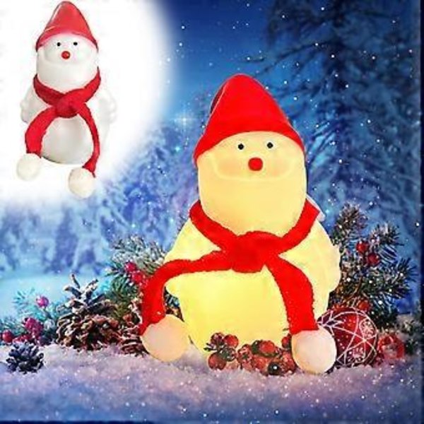 Tomte Nattlampa Sovrum Sänglampa Förskola Barn Julklapp Dekoration