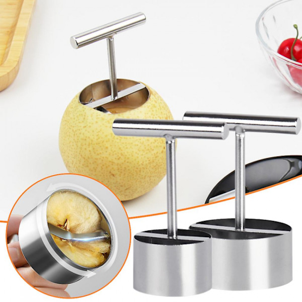 Rustfrit stål frugtkærne separator æble pære kerne separator fr
