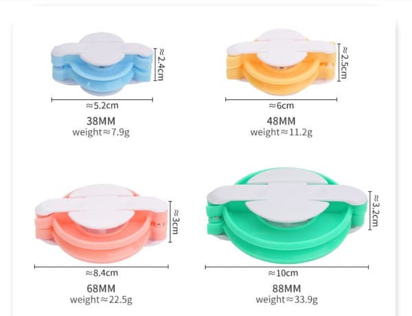 4 størrelser Pompom Maker Værktøjssæt til Fluff Ball Væv DIY Uld Garn Strik