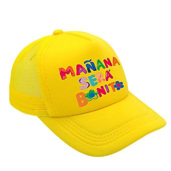 Manana Sera Bonito Mesh Cap Karol G Baseball Cap Tryk Åndbar Par Hat Kvinde Justerbar Visir Caps (Gul)