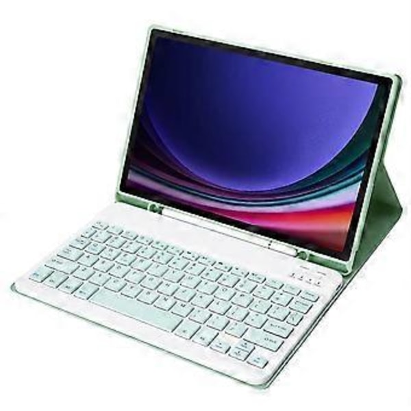 Type C A710B Samsung Galaxy Tab S9 X710/X716B/X718U Bluetooth-näppäimistöllä varustettu suojakotelo PU+TPU (Tyyli C)
