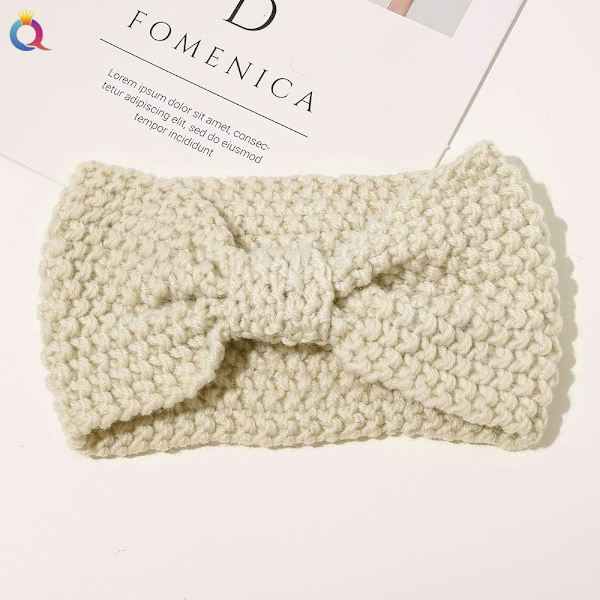 4PCS Dame Vinter Hodebånd, Dame Ull Hodebånd, Dame Vint