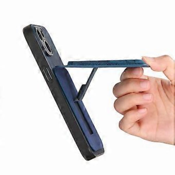 Til Nothing Phone (2a) Etui med Præget Mønster, Kortholder, Støttefod, Læder Bagside Cover (Style E)