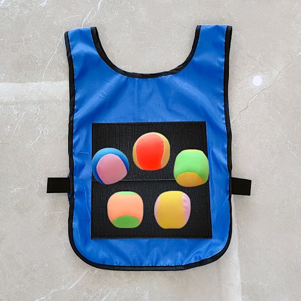 Utomhus dodgeball klibbig väst kastspel 5 boll barn barn utd