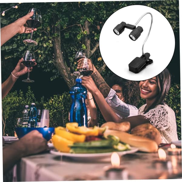Justerbar LED-grillgrillys for grilling