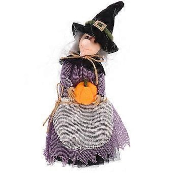 Halloween Hængende Hekse Dukke Spøgelseshus Heks Holder Græskar Ornament