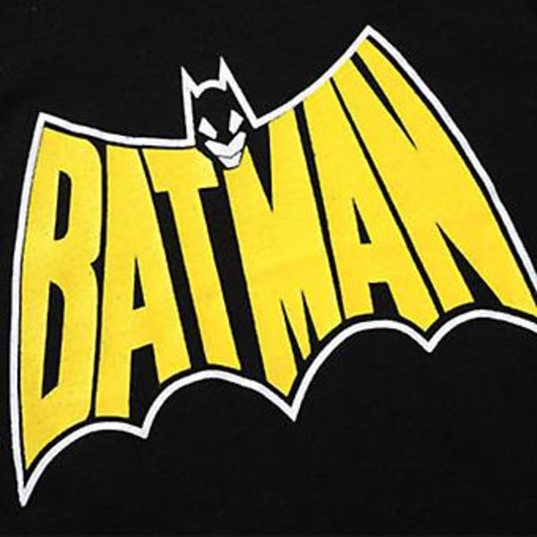 Barn Gutter Batman Sommer Pyjamas Outfit Korte Ermer T-skjorte Topper Shorts Sett Sleepwear (1-2 År)