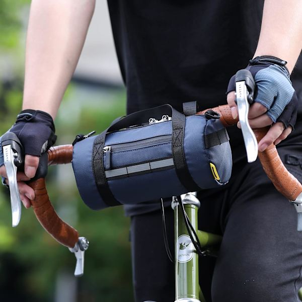 Vedenpitävä pyörän ohjaustangon laukku Vedenpitävä runkolaukku Vedenpitävä MTB Etu B