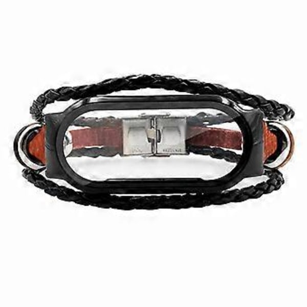Tyyppi B Xiaomi Smart Band 8 / Smart Band 8 NFC Retro Helmet Koristeltu Ranneke Kellokotelolla (Tyyli B)