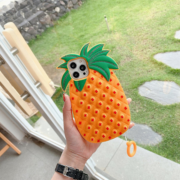 Silikoninen Fidget-lelu Puhelin Kotelo Push Pop Kupla Suojaava Kotelo, ip