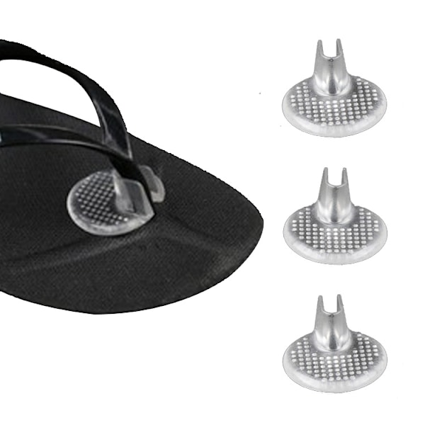 5 Par Silikon Tåskydd Sandaler Transparenta Tofflor