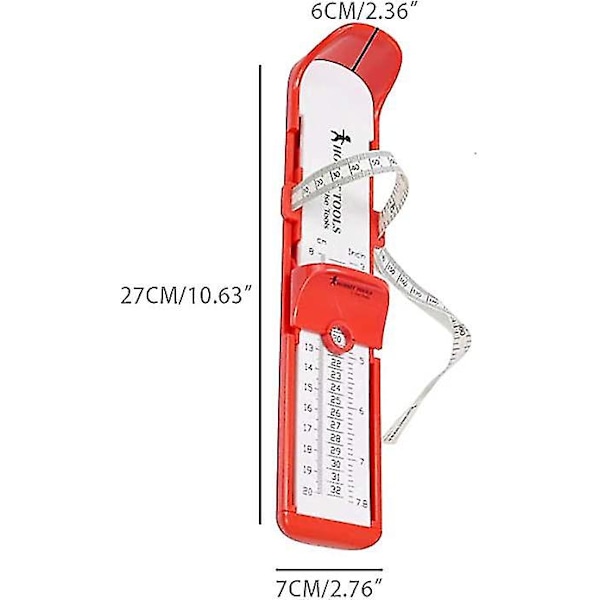 Børns Fodmåler, Børnesko Størrelsesmåling, Fodmåler Lineal Værktøjer Til Småbørn Baby Rød