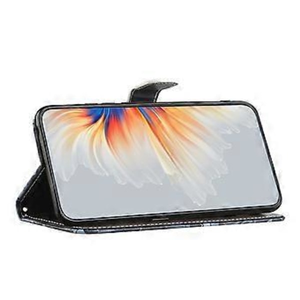 För Xiaomi Redmi Note 13 4G Mobilskal Läder 3D Mönster Magnetiskt Fodral (Leopard)