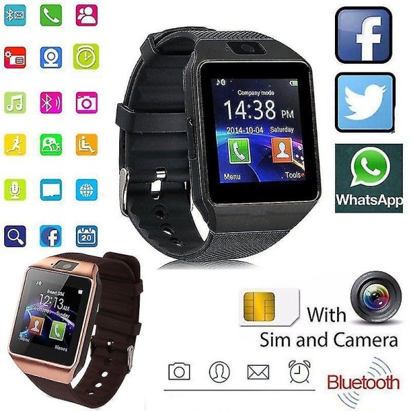 2023 Smart Watch For Men/women Waterproof Smartwatch Bluetooth Iphone Samsung black black 9.5*9.5*7.5