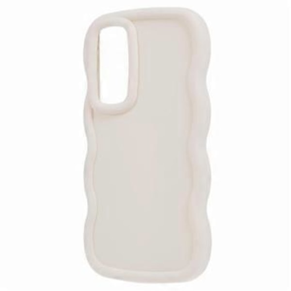 WANLONFENG XL Series til Samsung Galaxy A54 5G Cover Bølgekant TPU Cover med Hærdet Glas Film (Style B)