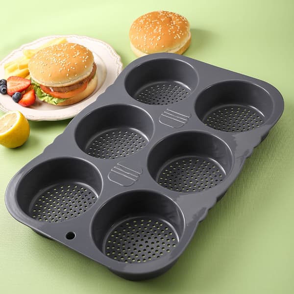 Silikoneform bageform brød burger til brød burgerboller