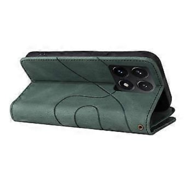 KT Multi-Function Series-5 Til Xiaomi 14T Etui Lynlås Pung Læder Telefon Cover Stativ (Style D)
