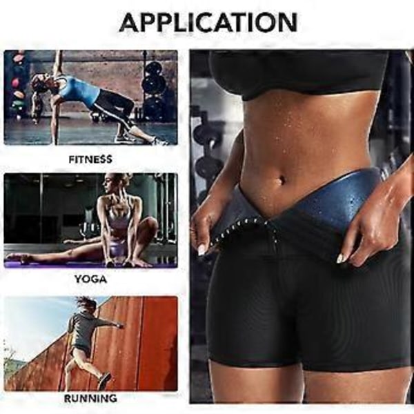 Body Shaper Shorts Yogabyxor Högmidjade Sömlösa Trosor Shapewear för Kvinnor Lårförminskande Flerfärgad Valfri (M Silver)