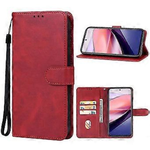 Til ZTE nubia Focus Læder Telefon Cover - JA( Rød)