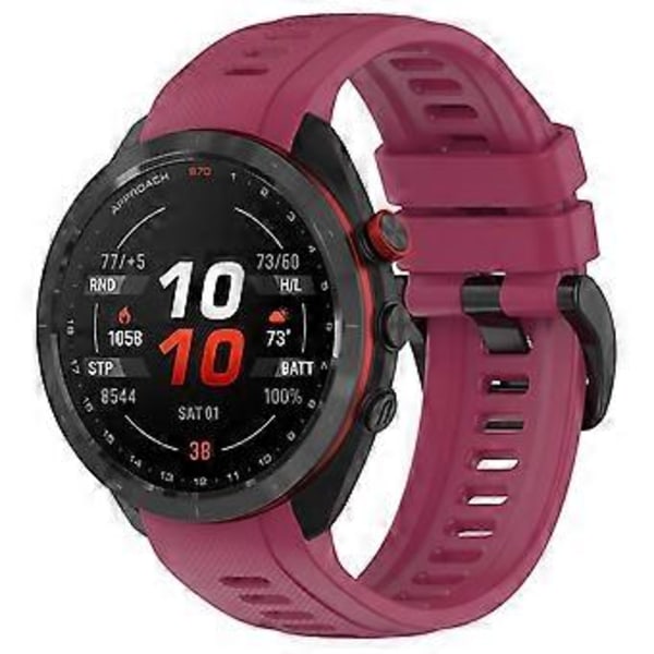 Tyyppi G Garmin Approach S70 47mm silikonikellon rannekkeelle pehmeä urheilullinen korvaava kellon ranneke (tyyli G)