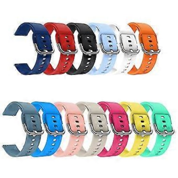 Kellonranneke Pehmeä Silikoni 22mm Älykellon Vaihtoranneke Amazfit GTR 2E/GTR 2/3 StratoS:lle/( OceanRed)