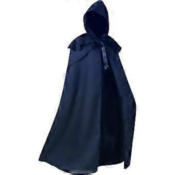 Halloween-juhlat Keskiaikainen munkin viitta Goottilainen miesten pitkä viitta Cosplay-asu (L Sininen)