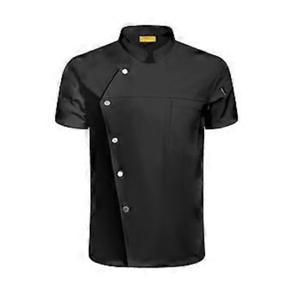 Arbetskläder Uniform Storkök Plus Size M Storlek Vit (XL Storlek Svart)