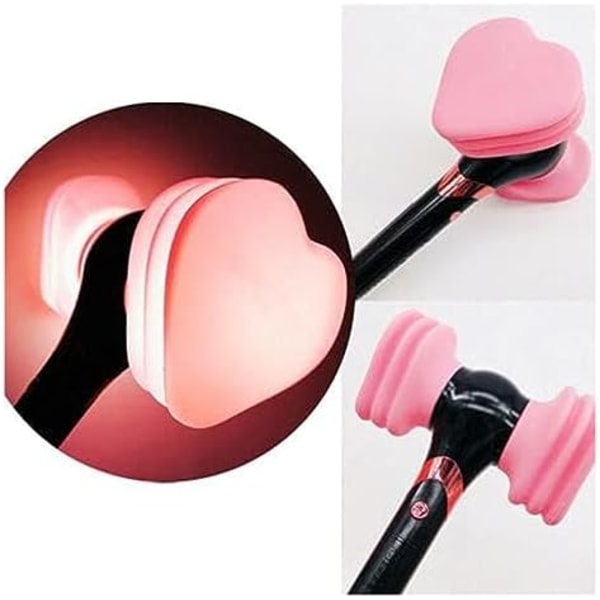 BP Lightstick Concert Battery Operated Official Glow Lamp Hammer Light Stick Fans Gift Hiphop Stick Luminous Toys (Pink,