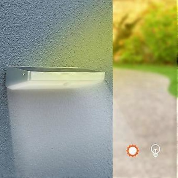 48 kpl LED aurinkovoimalla toimiva vedenpitävä seinävalaisin ihmisen liikettä tunnistava puutarhaportin lamppu