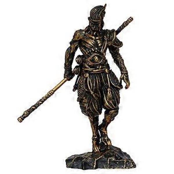 Apina Kuningas Sun Wukong PVC-veistos, käsintehty yksityiskohtiin kiinnittäen huomiota ( )