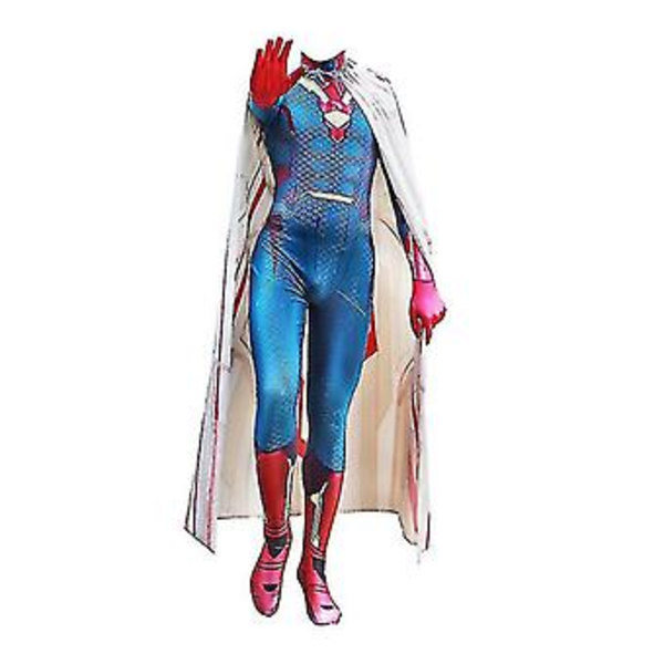 Captain America Helkropp Cosplay Halloween (Vuxen S komplett set)