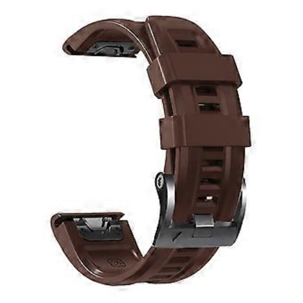 Type N Silikone Urrem 26mm til Garmin Tactix 7 Pro/Fenix 7X/Fenix 6X Pro (Style N)