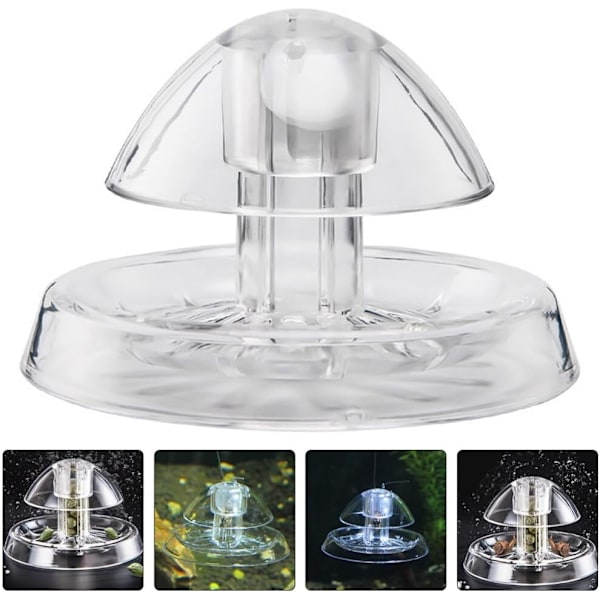Transparent snigel catcher akvarium snigel fällor plast fisk tank snigel