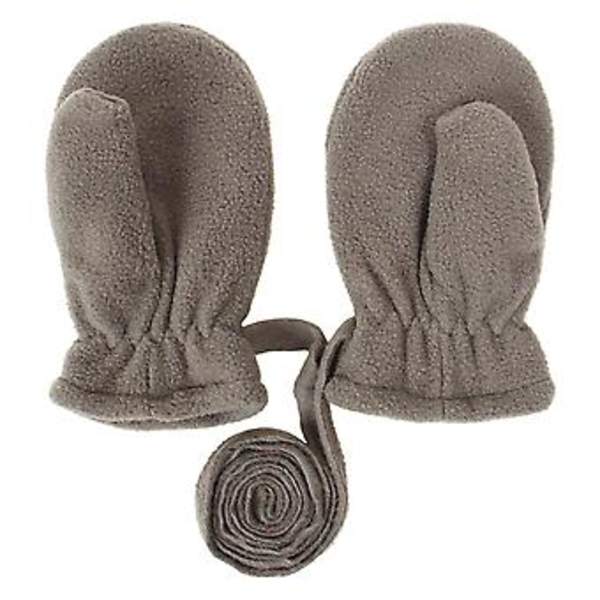 Vinterbarn Polarfleecehandskar Babyfleece Varma Vantar För Babypojke Flicka Rosa S S Grå