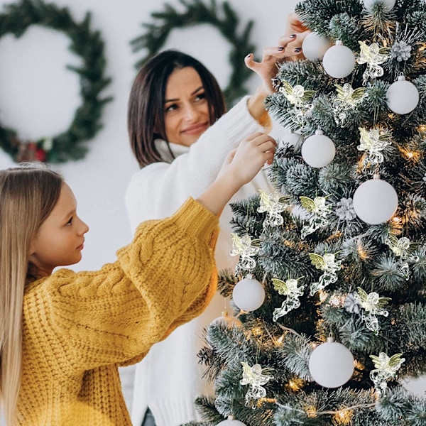 16 stycken små ängel julgransprydnader, Mini ängel Kristus
