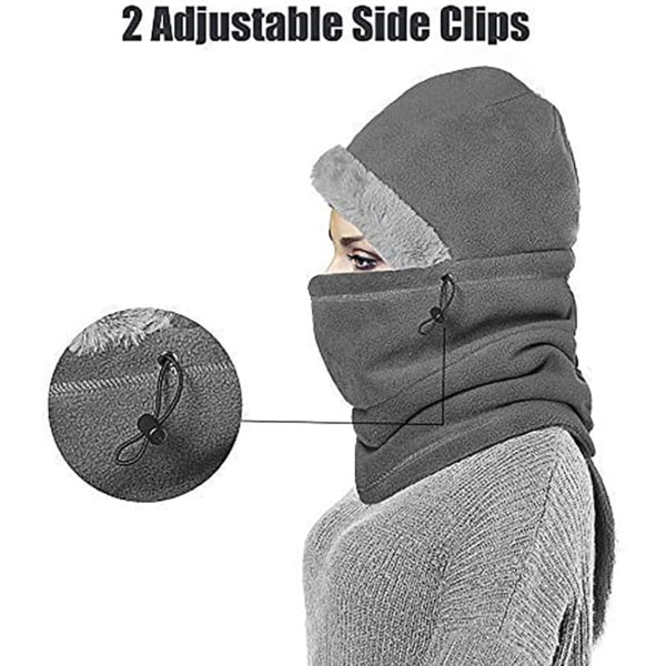 Balaklava, Unisex Fleece Hat, Vindtett Skimaske, Kuldebeskyttelse