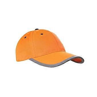 Säkerhetshatt Hög Synlighet Reflex Baseballkeps, Ljus Neonfärg Reflex (Orange)