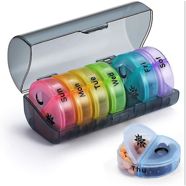 Daily Pill Organizer Colorful