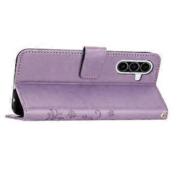 Til Samsung Galaxy A26 5G Etui PU Læder Telefon Wallet Cover med Rem (Style G)