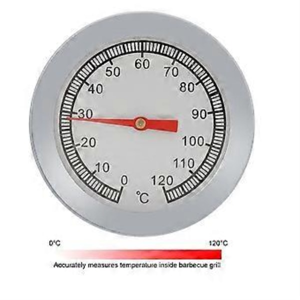 BBQ Pizza Grill Termometer til Måling af Temperaturer op til 120C